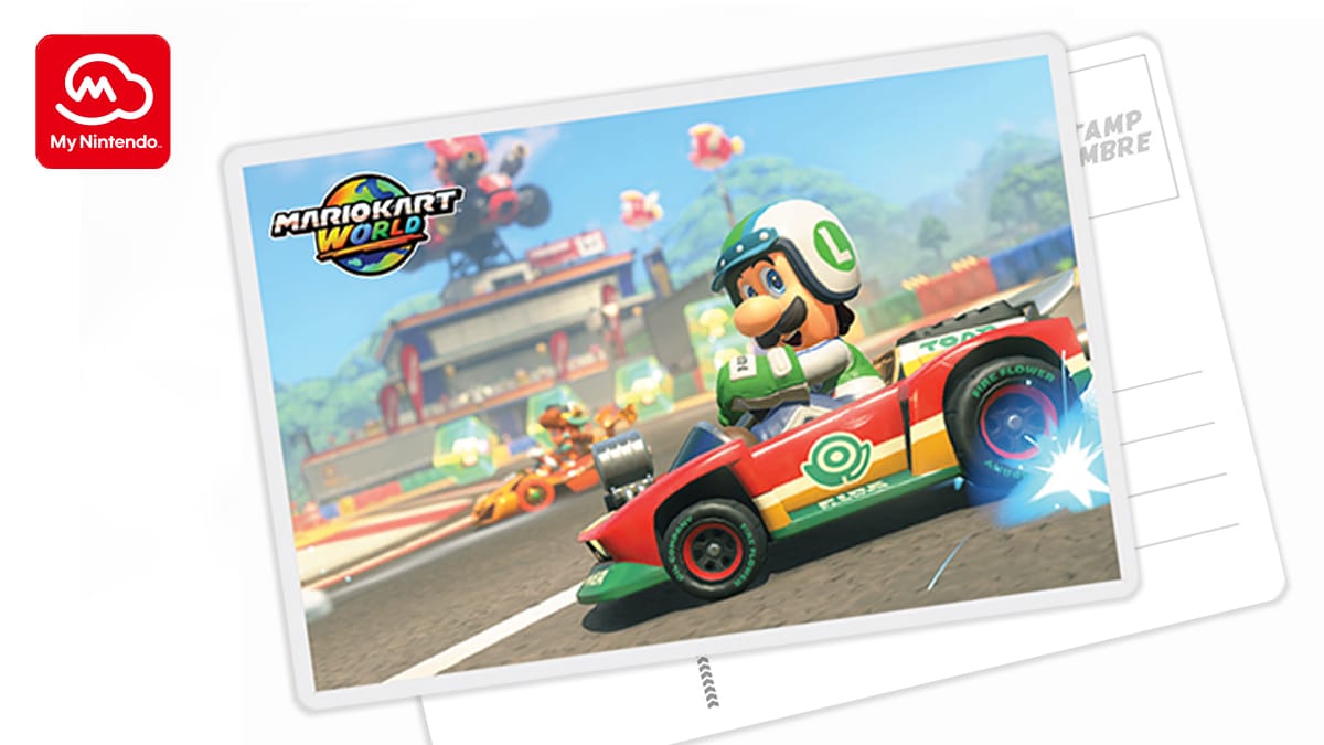 Mario Kart™ World Postcard Set (a set of 5) - Nintendo Official Site